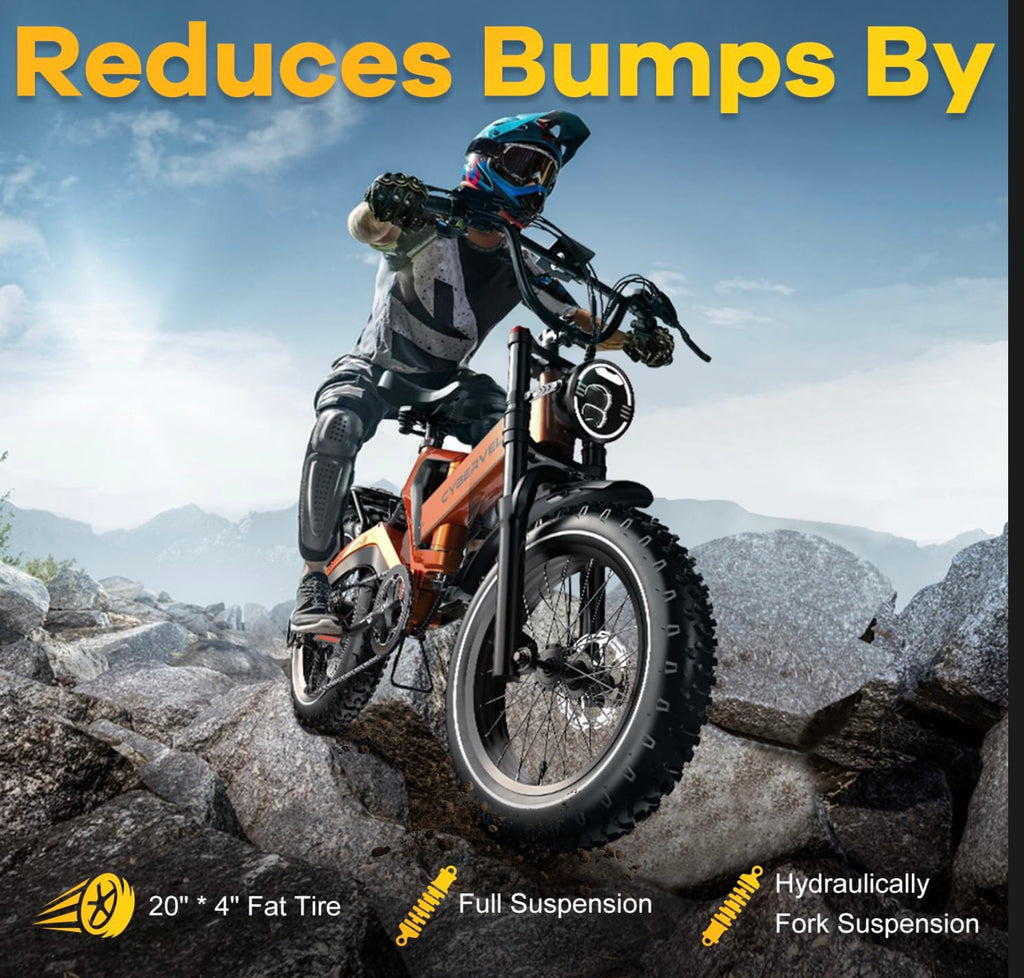 Foldable Electric Bike 100Mile - 36mph - Low Stock