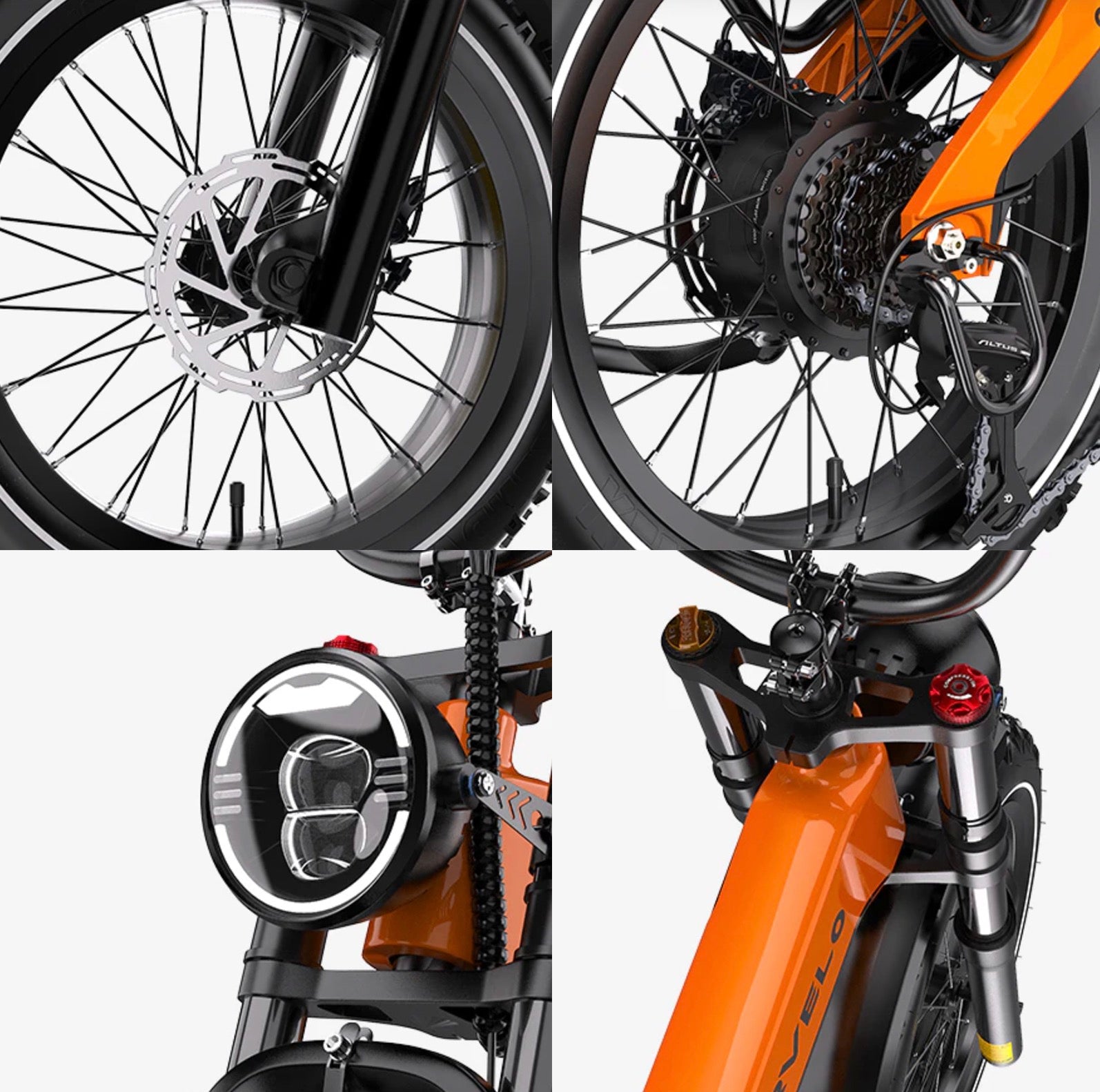 Foldable Electric Bike 100Mile - 36mph - Low Stock