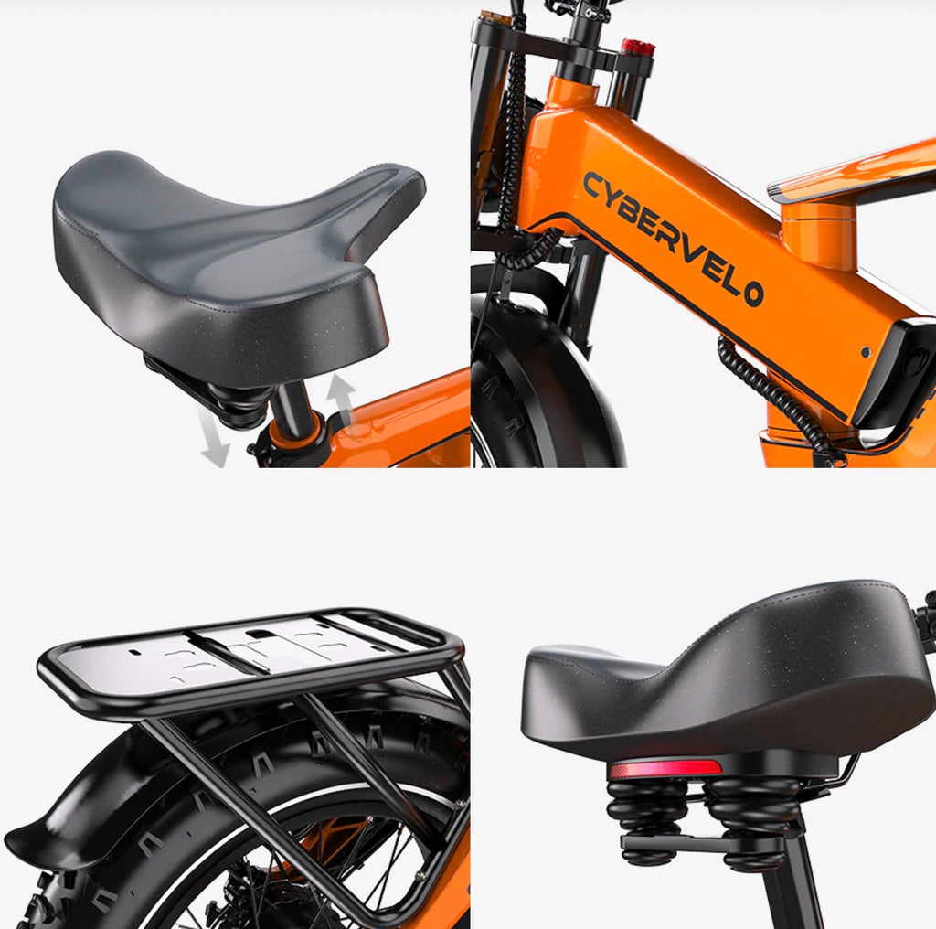 Foldable Electric Bike 100Mile - 36mph - Low Stock